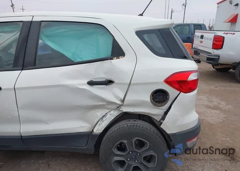 2019 Ford Ecosport S from USA, damaged, VIN MAJ3S2FE3KC287170